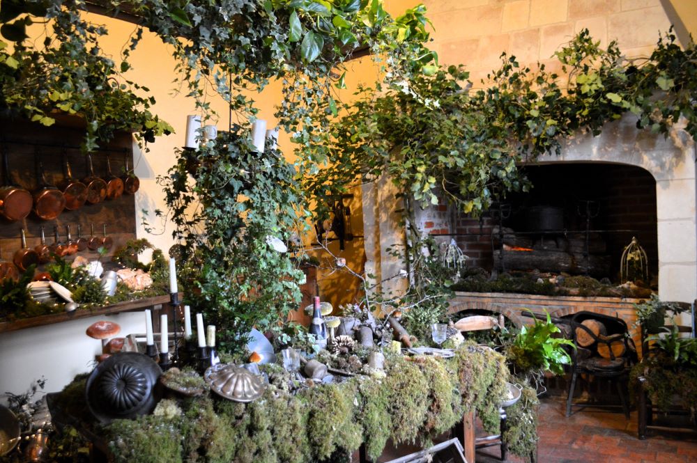 Décor végétal dans la cuisine