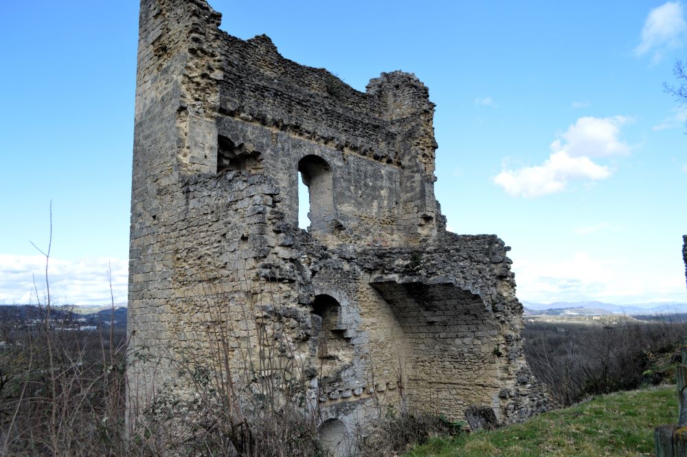 ruines de château fort