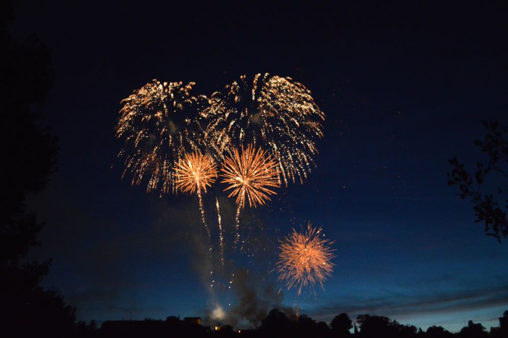 feu d'artifice 