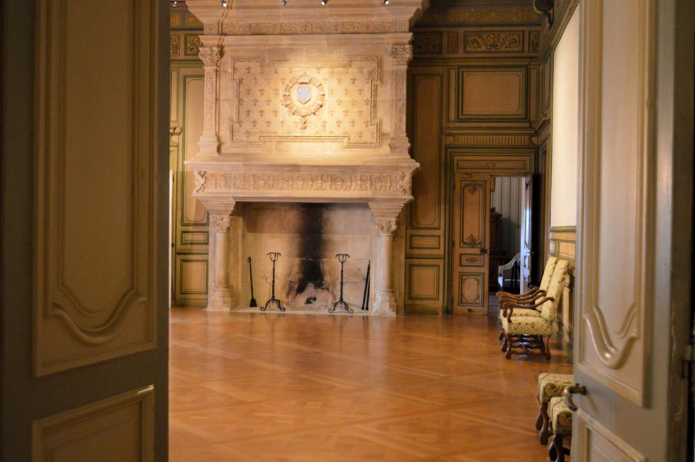 salon de château du 17e siècle