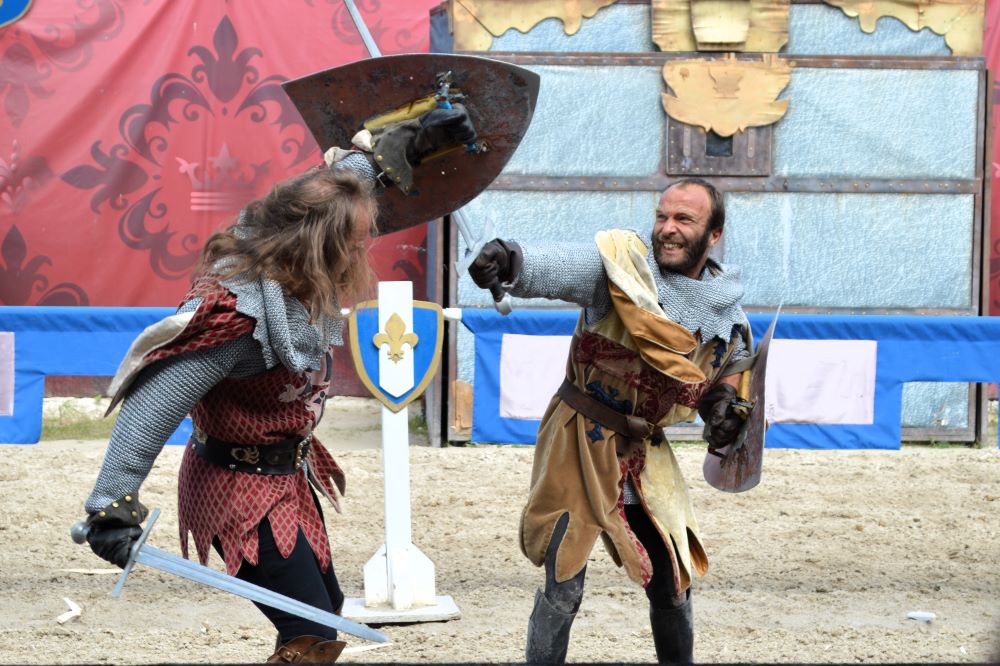 Combat médiéval à pied