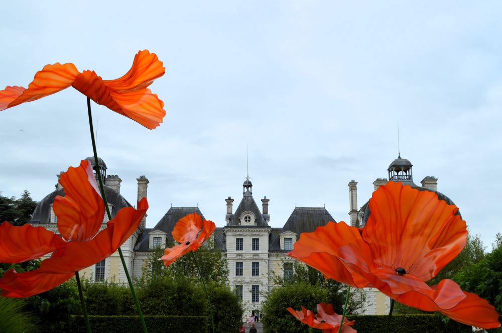 Sculptures Coquelicots géants
