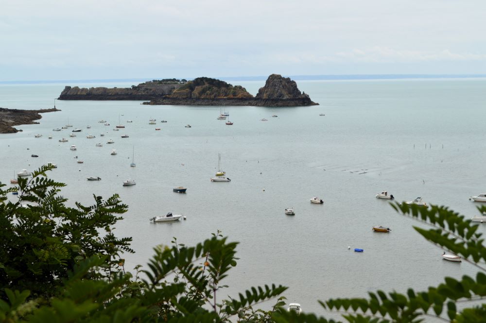 côte rocheuse à marée basse
