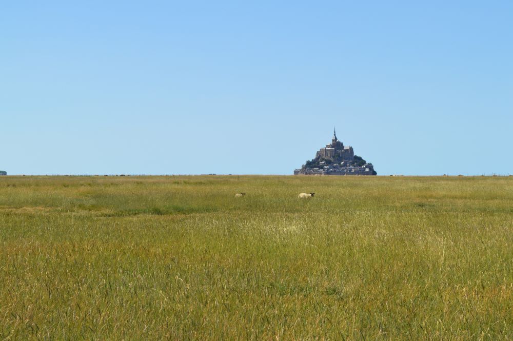 Le Mont Saint Michel vu de loin