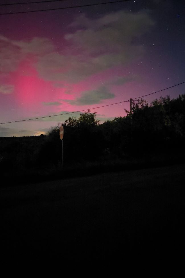 aurore boréale de faible intensité