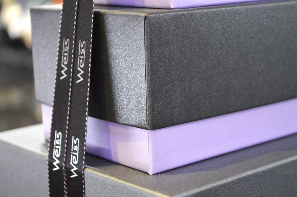 boite de chocolats et rubans