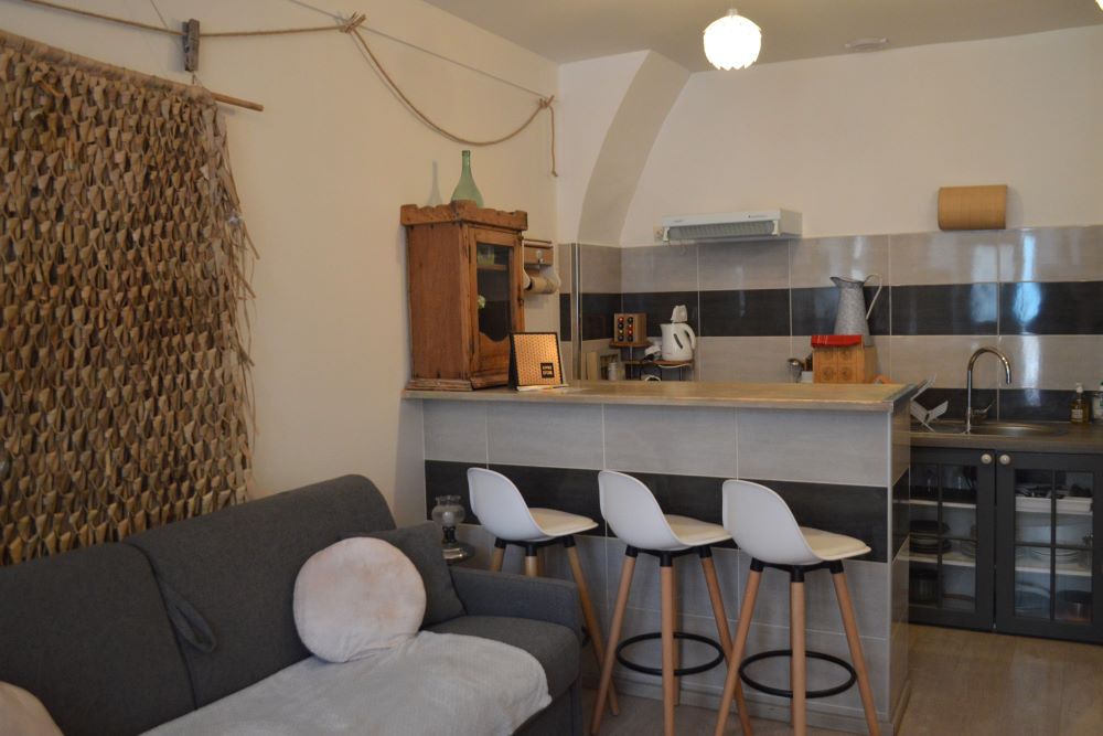 salon sur cuisine ouverte