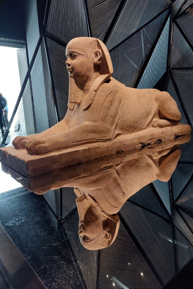 sculpture antique de Sphinx