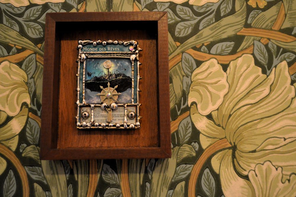 carte de jeu Magic The Gathering transformée en oeuvre d'art