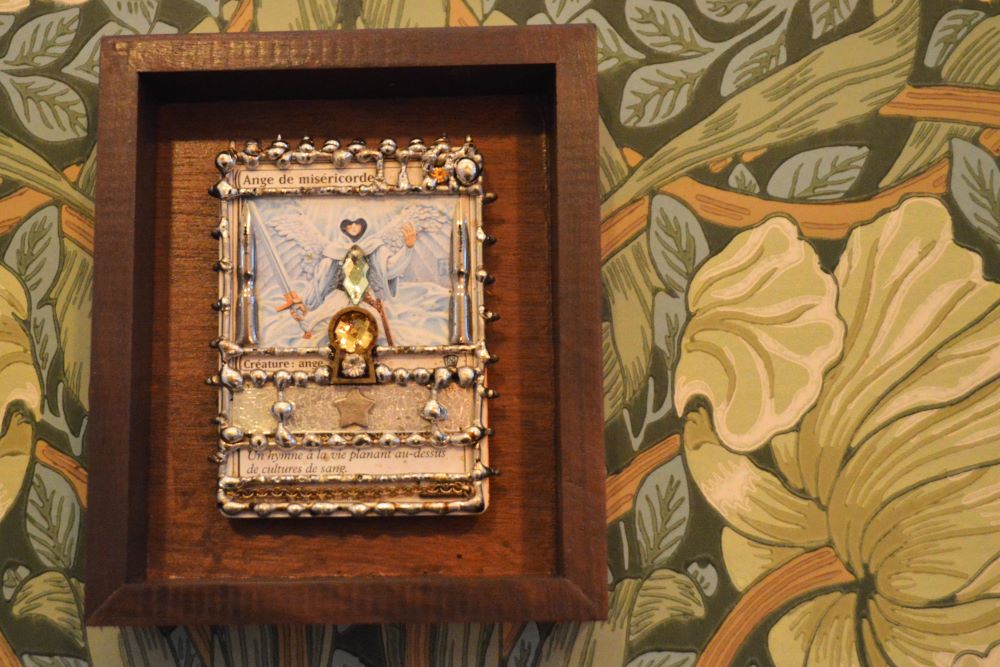 carte de jeu Magic The Gathering transformée en oeuvre d'art