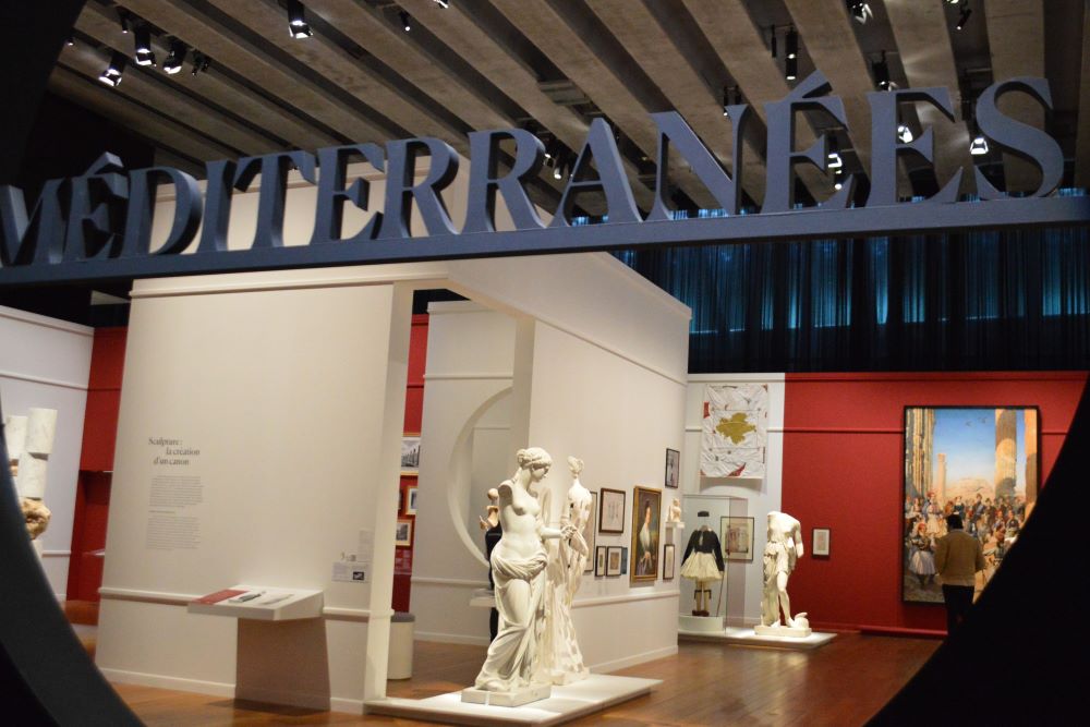 entrée de l'exposition Méditerranées au MUCEM de Marseille