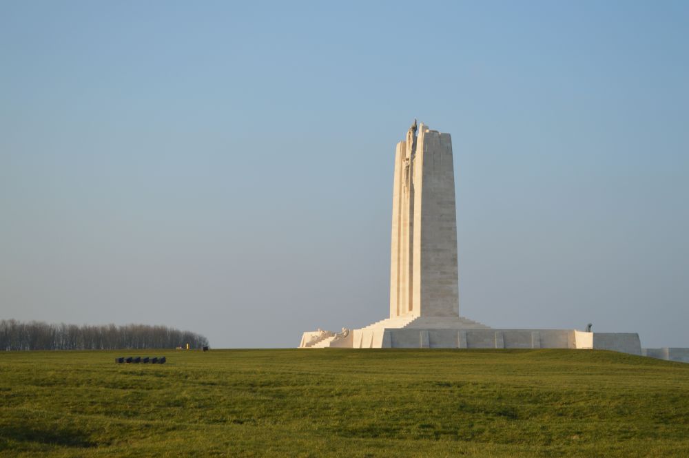 le mémorial canadien de Vimy, site de la première guerre mondiale dans l'Artois