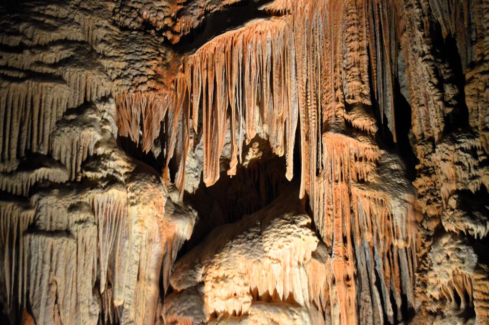 concrétions souterraines de l'Aven d'Orgnac