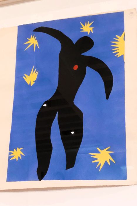 Planche "Icare" issue de Jazz par Henri Matisse