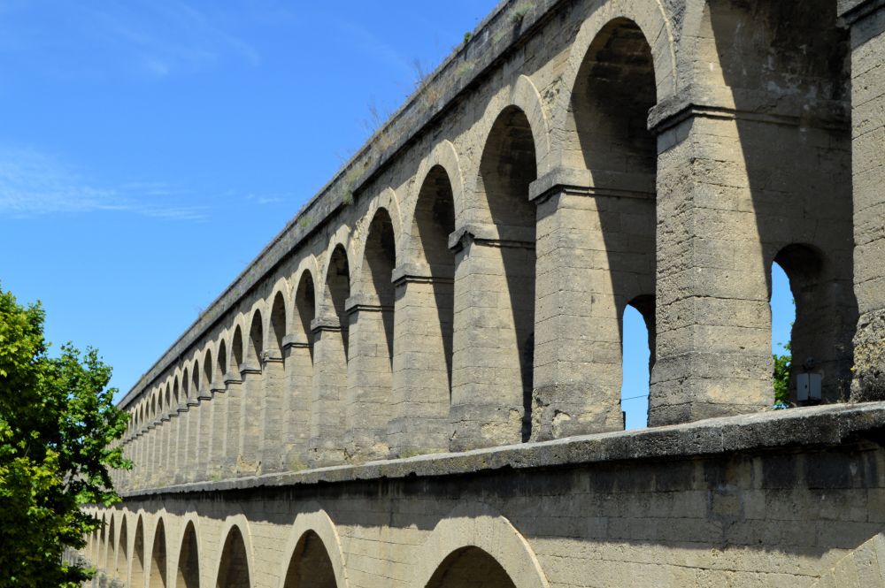 l'aqueduc des arceaux à Montpellier
