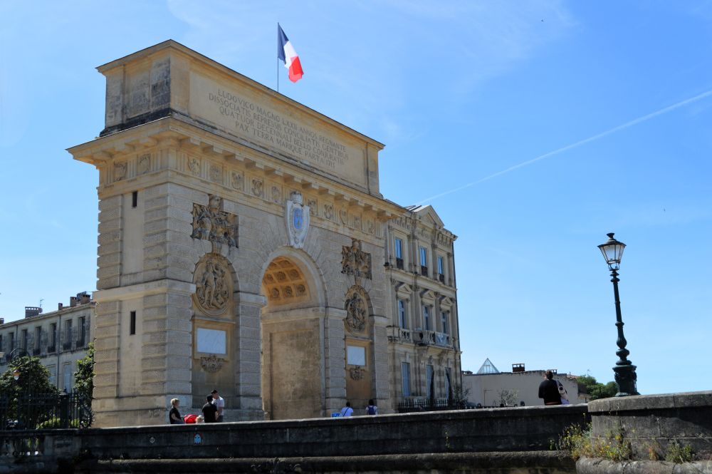 L'arc de triomphe du Peyrou à Montpellier