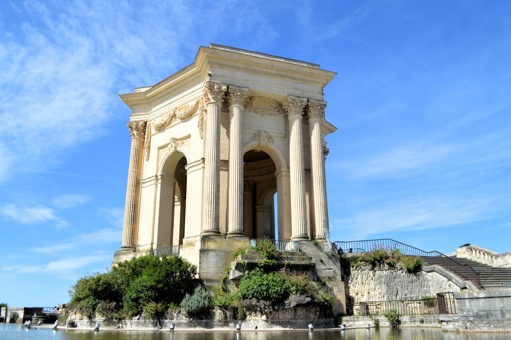 le château d'eau du Peyrou à Montpellier