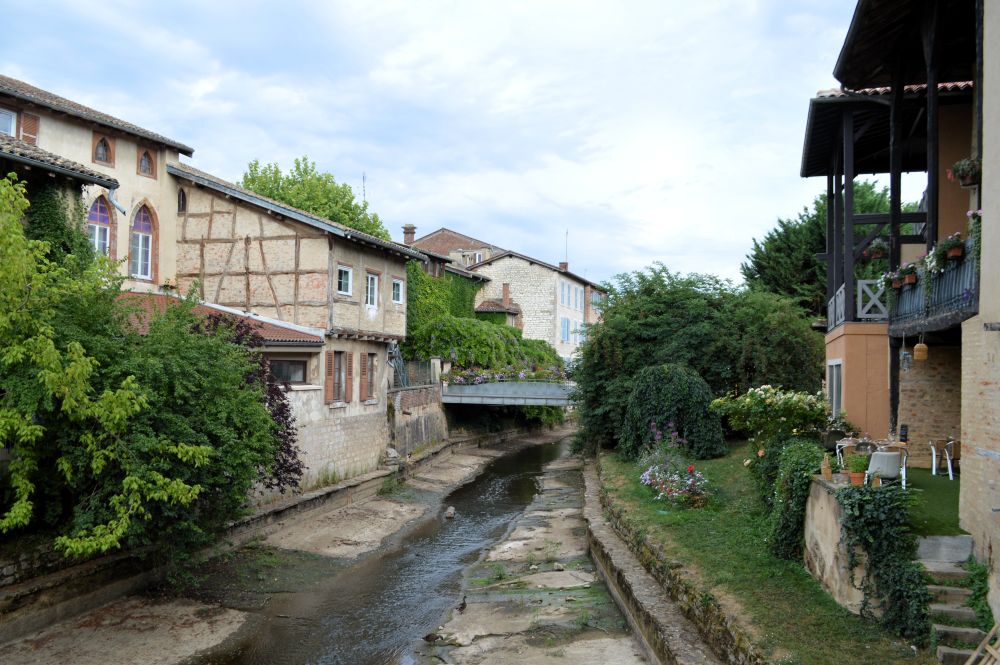 Au bord de la rivière à Chatillon sur Chalaronne