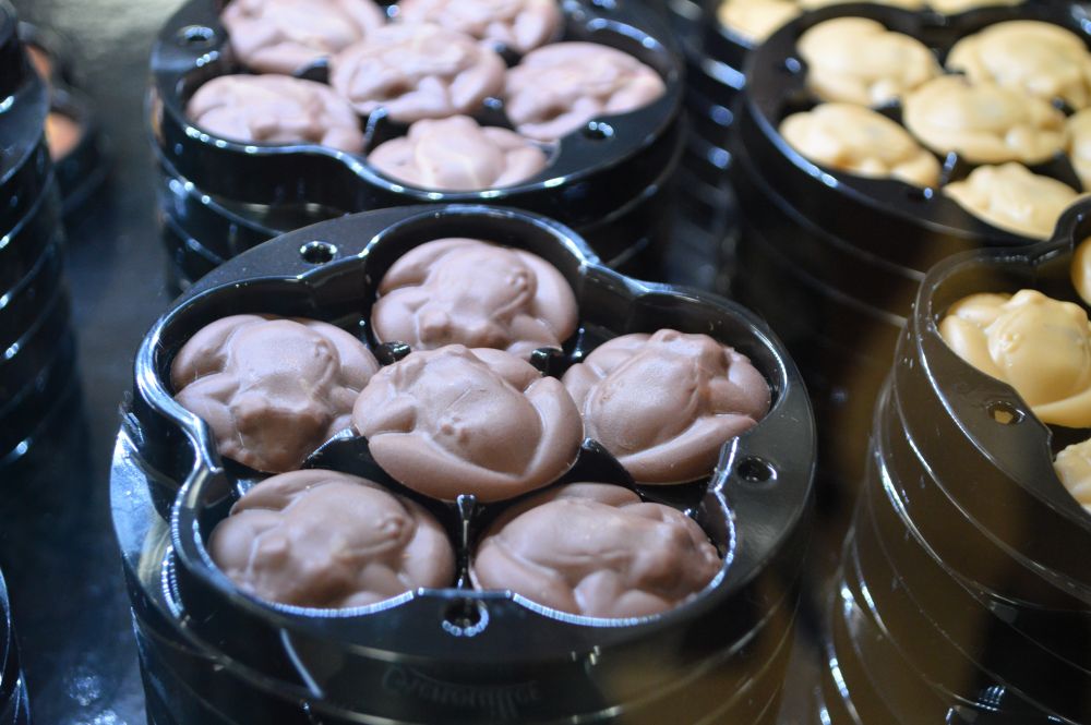 chocolats en forme de grenouilles