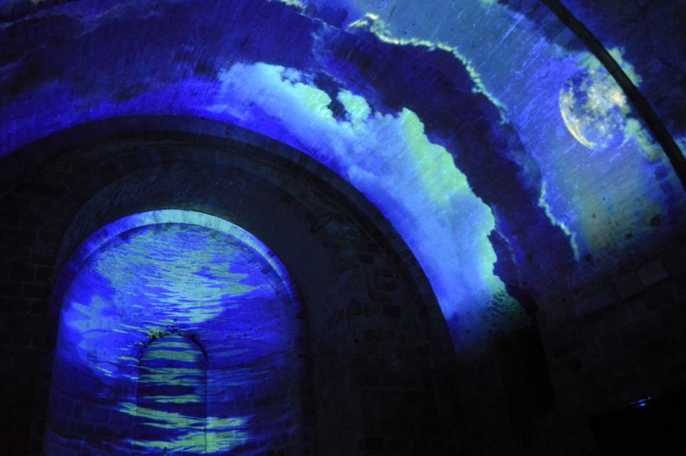 parcours nocturne de l'abbaye du Mont Saint Michel