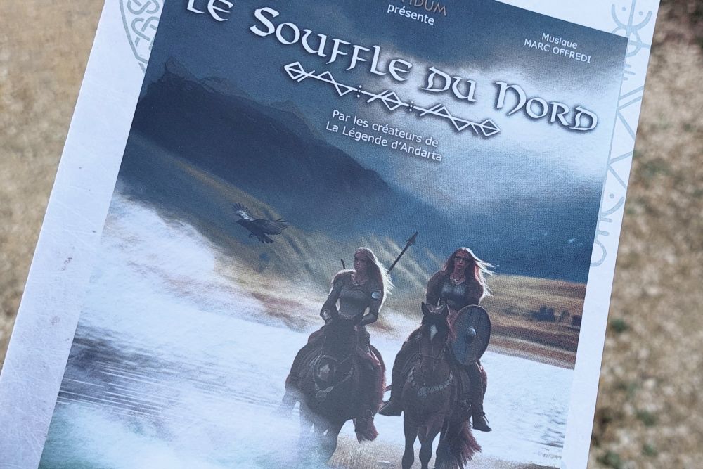 flyer du spectacle Le Souffle du Nord par l'association Upidum en 2025