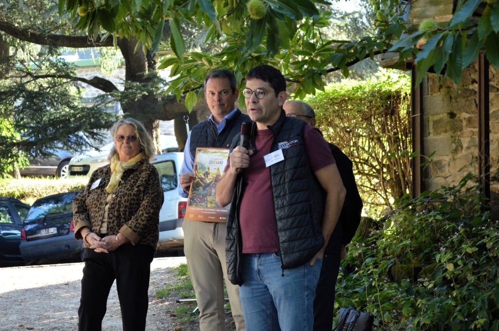 les élus et le chef Jacques Marcon