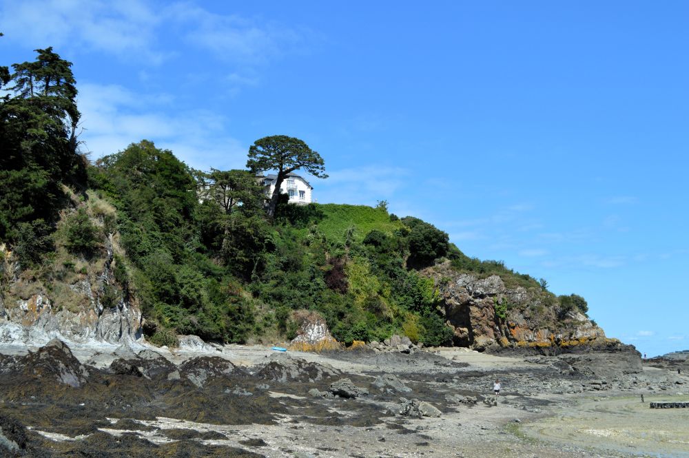 falaise de Cancale à marée basse