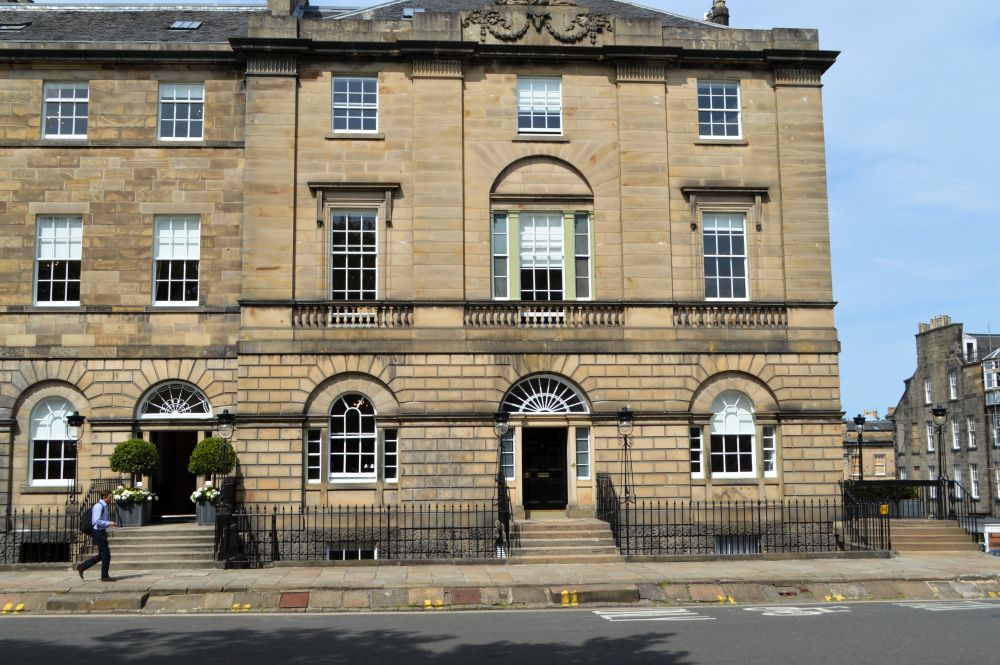 façades dans New Town à Edimbourg