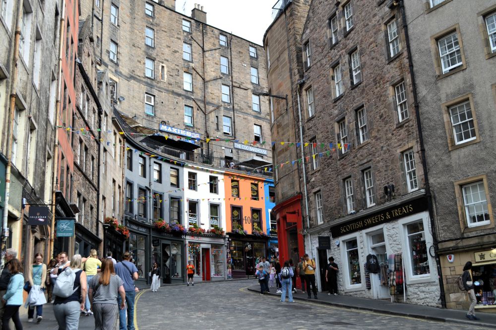 Victoria street à Edimbourg