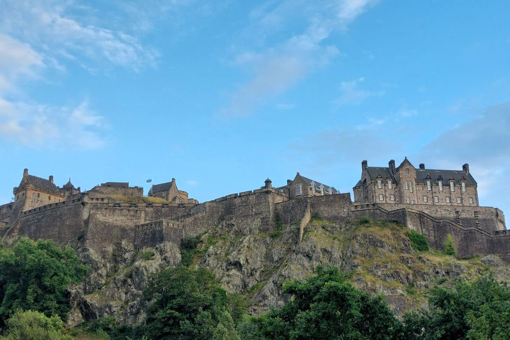 le château d'Edimbourg