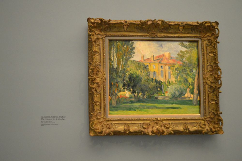 Tableau de Paul Cezanne représentant la bastide du Jas de Bouffan