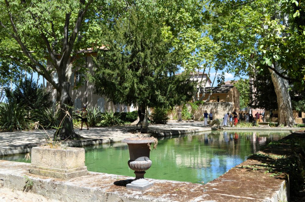 le bassin de la bastide du Jas de Bouffan à Aix en Provence