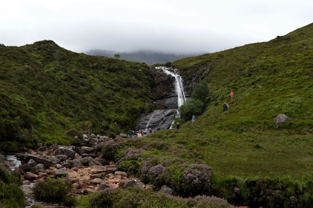 cascade Eas a' Bhradain sur l'île de Skye