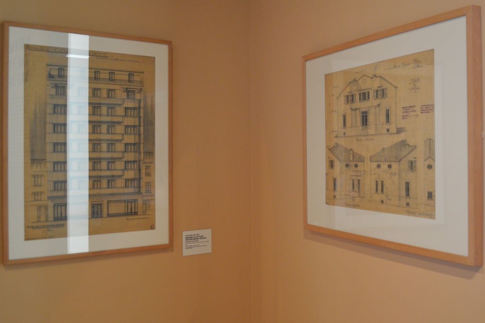 dessins d'architectes de bâtiments Art Déco à Valence