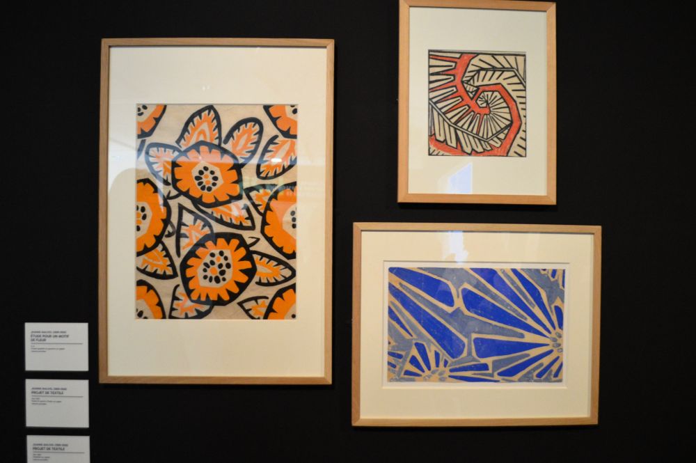 motifs de textiles dessinés par Jeanne Malivel du mouvement Seiz Breur