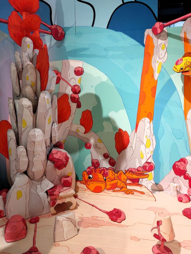 Installation Symb'Lob ou "Symbiosa" par Boun Ka