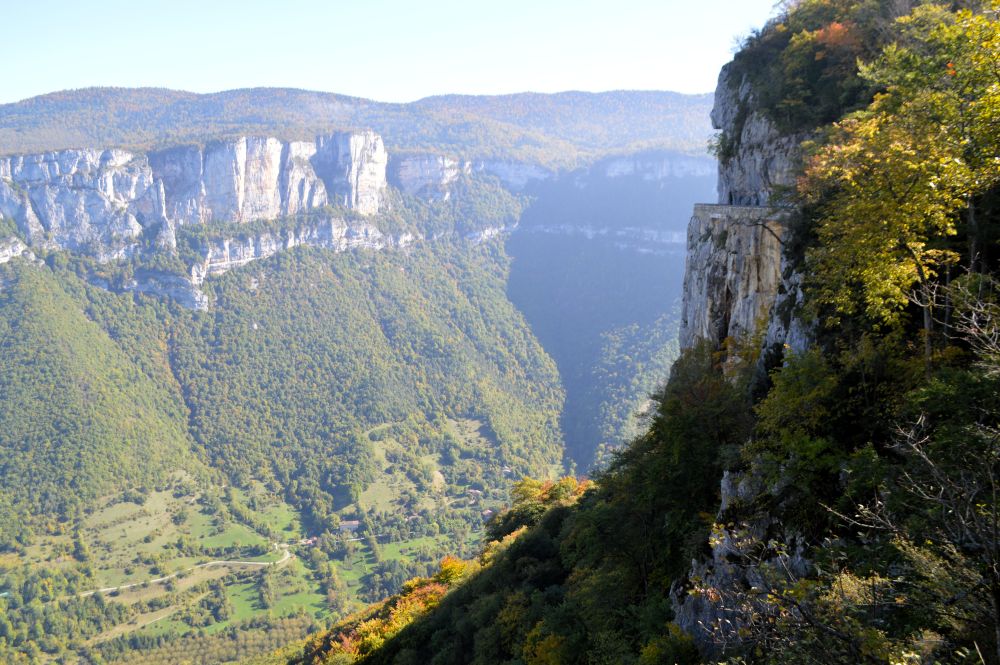reculée de Combe Laval en automne