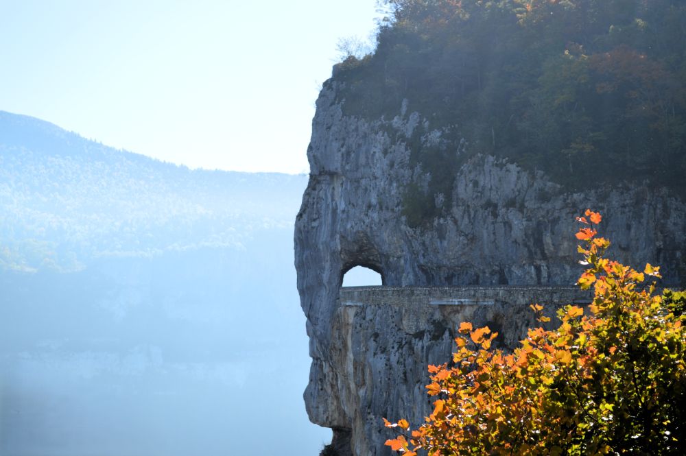 route de Combe Laval en automne