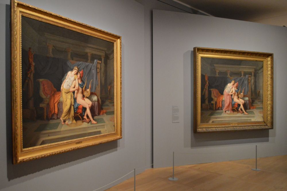 dans l'exposition temporaire Jacques Louis David au musée du Louvre