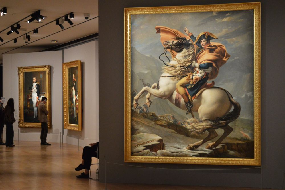 dans l'exposition temporaire Jacques Louis David au musée du Louvre