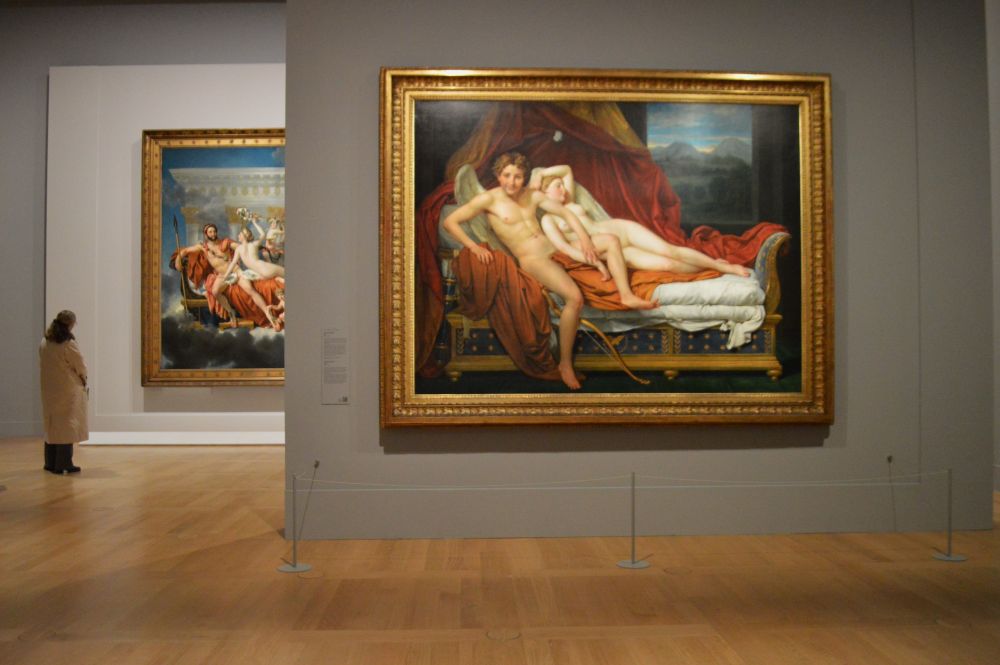 dans l'exposition temporaire Jacques Louis David au musée du Louvre