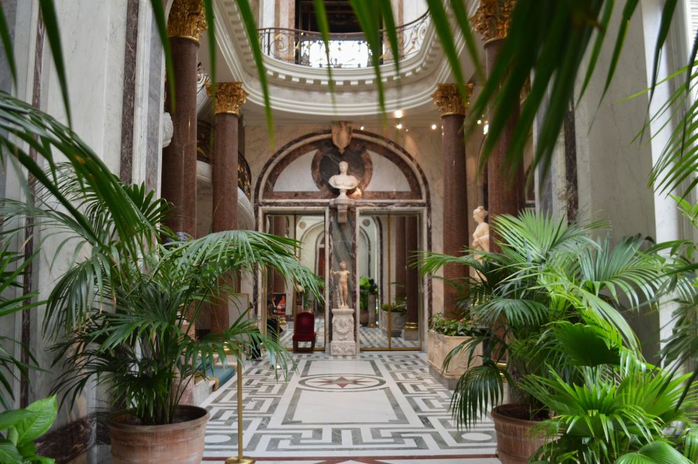 jardin d'hiver de l'hôtel particulier Jacquemart André