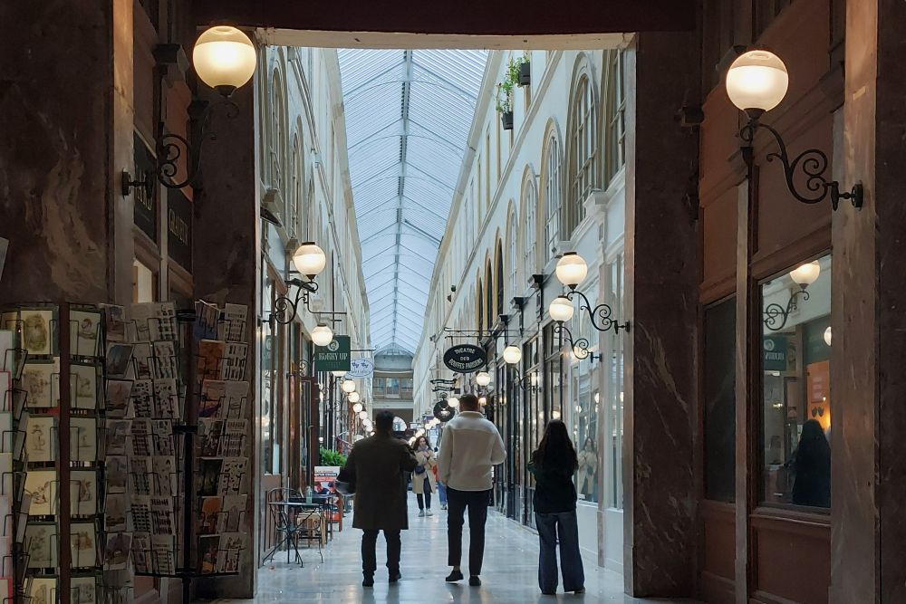 un passage couvert parisien