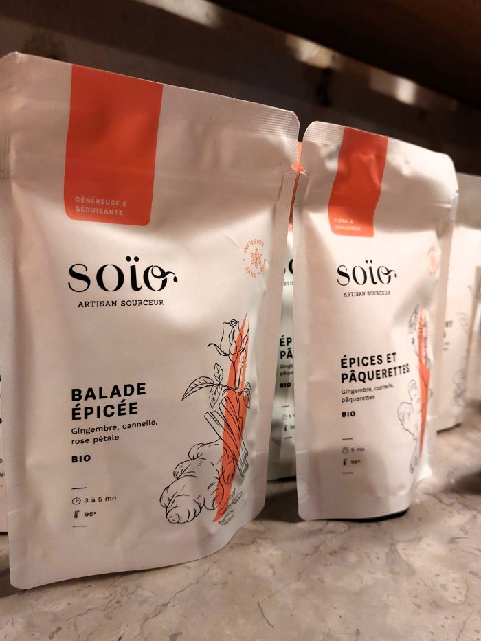 sachet de thés de la marque Soïo
