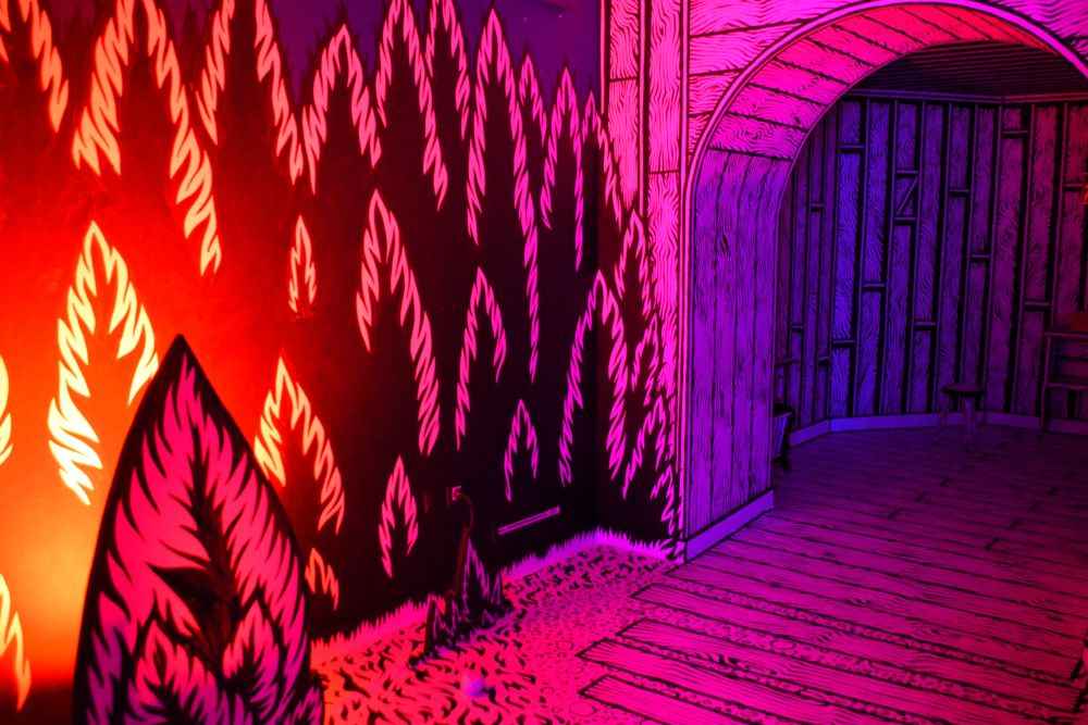 oeuvre immersive Twin Peaks en Royans de Nicolas Badout