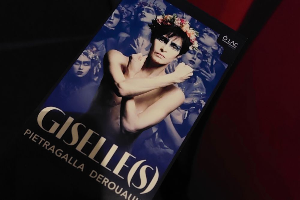 affiche du ballet contemporain Giselle(s) par Marie Claude Piétragalla et Julien Derouault