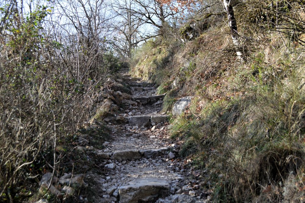 sentier en escalier