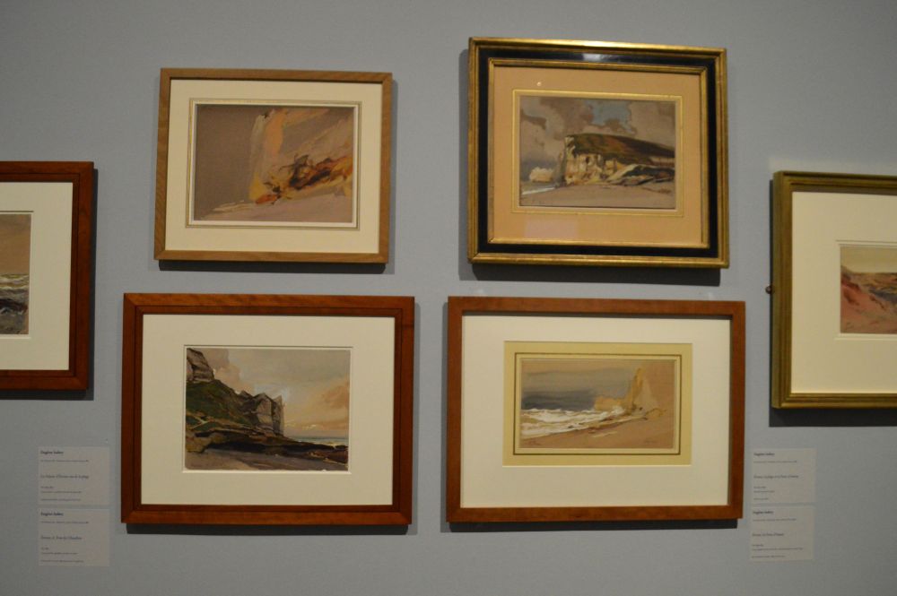 Aquarelles d'Eugène Isabey représentant Etretat