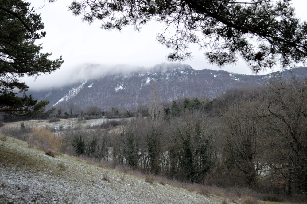 vue sur le Vercors depuis Peyrus