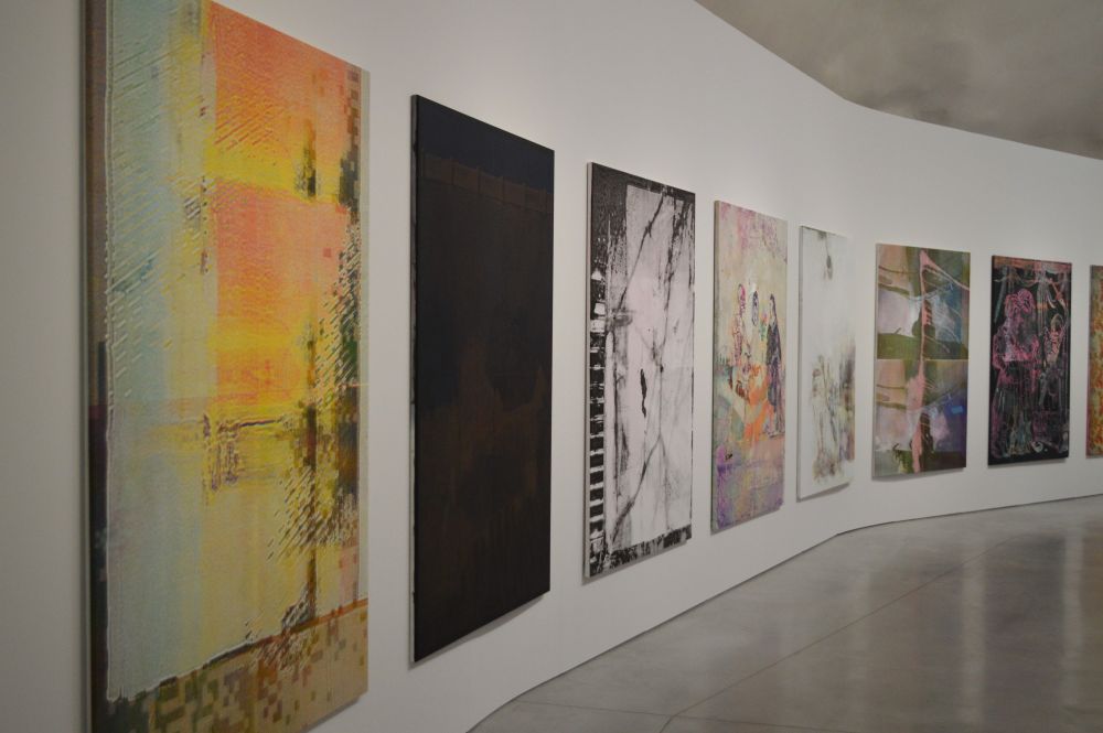 vue de l'exposition Canicules de Baptiste Caccia au château d'Aubenas en février 2026